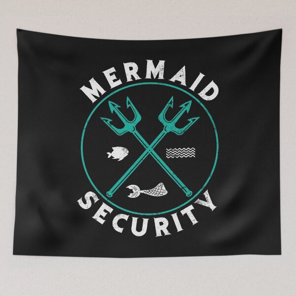 Item preview, Ocean Mermaid Security Merman Trident Birthday Gift Swimmer designed and sold by findgreatshirts.