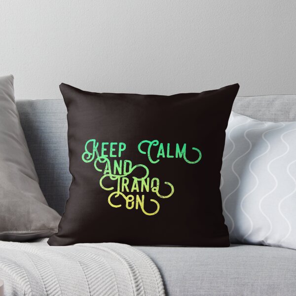 Item preview, Resto Druid Mantra: Keep Calm and Tranq On! (green/yellow/Script) designed and sold by CloudDance.