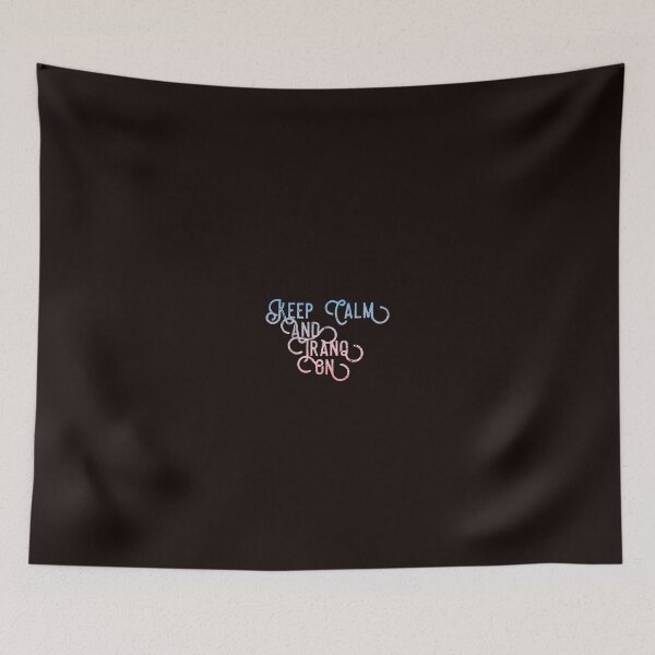 Item preview, Druid Mantra: Keep Calm and Tranq On! (pink/blue/bipride) designed and sold by CloudDance.