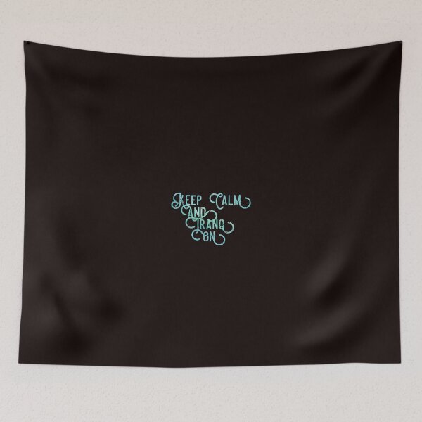 Item preview, Resto Druid Mantra: Keep Calm and Tranq On! (sea/blue) designed and sold by CloudDance.