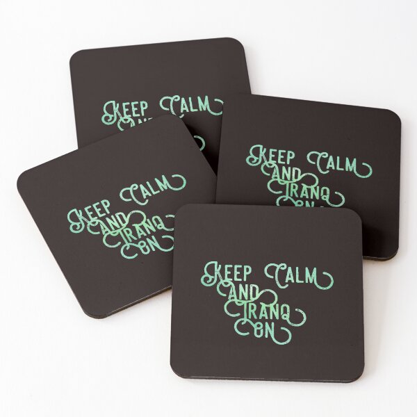 Item preview, Resto Druid Mantra: Keep Calm and Tranq On! (leaf green) designed and sold by CloudDance.
