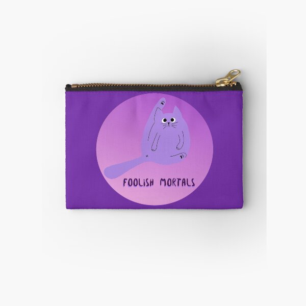 Item preview, Foolish Mortals Inappropriately Funny Purple Kitty Cat designed and sold by apathecary.
