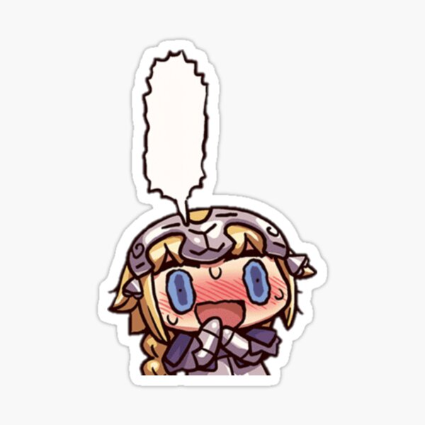 Flustered Jeanne Sticker