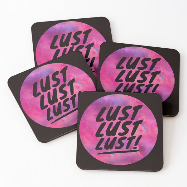 Item preview, Wow Gamer Raider Mantra: LUST LUST LUST! (Pink Storm) designed and sold by CloudDance.