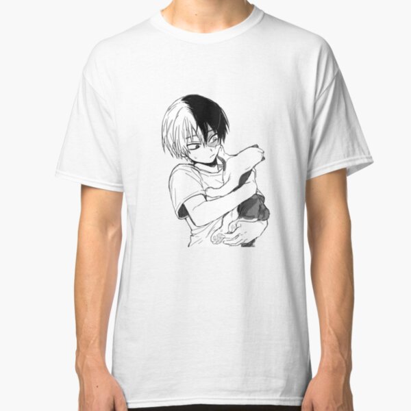 Todoroki with his cat Classic T-Shirt