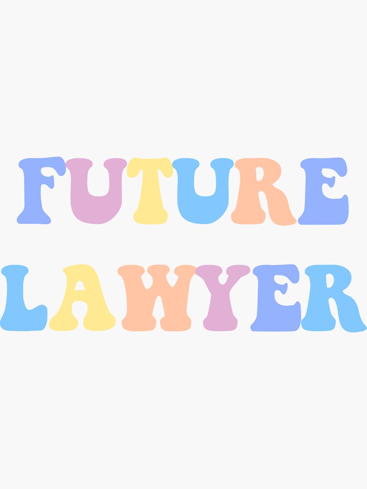 "Future Lawyer" Sticker for Sale by avster727 Redbubble