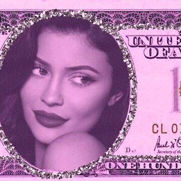 Kylie Jenner Pink Money | Art Board Print