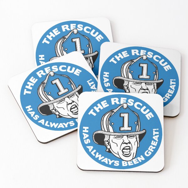 Item preview, Trump says "The Rescue has always been great!" - Blue designed and sold by PistolPete315.