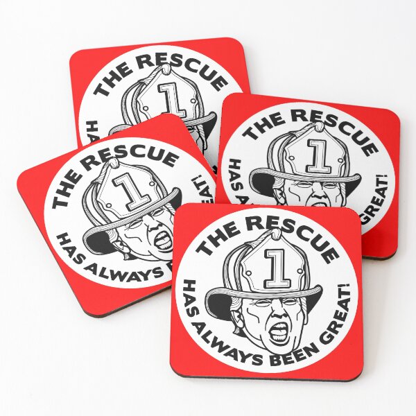 Item preview, Trump says "The Rescue has always been great!" - White designed and sold by PistolPete315.