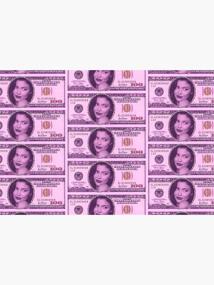 kylie jenner pink money Art Board Print for Sale by vogue mode