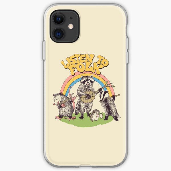Listen To Folk iPhone Soft Case