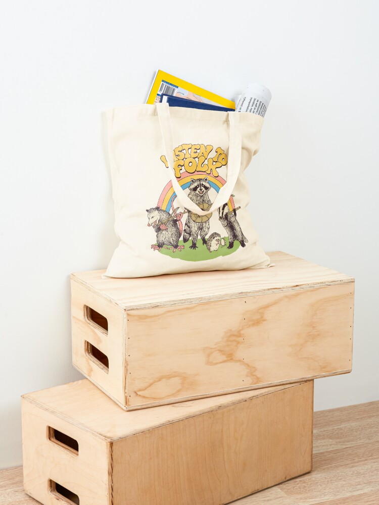 Alternate view of Listen To Folk Tote Bag