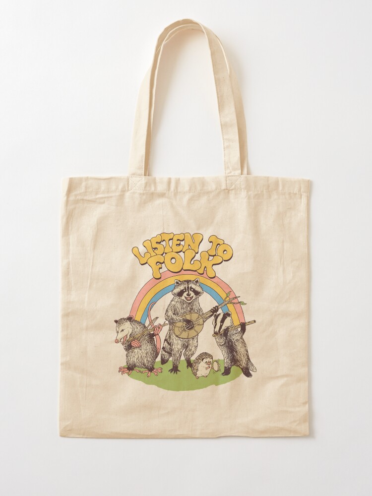 Alternate view of Listen To Folk Tote Bag
