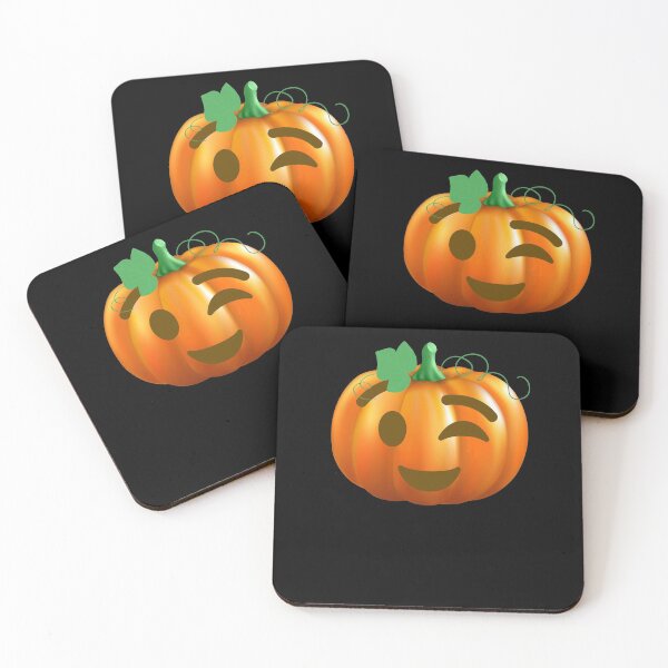 Item preview, Halloween Pumpkin Emoji Wink designed and sold by wilsonellis.