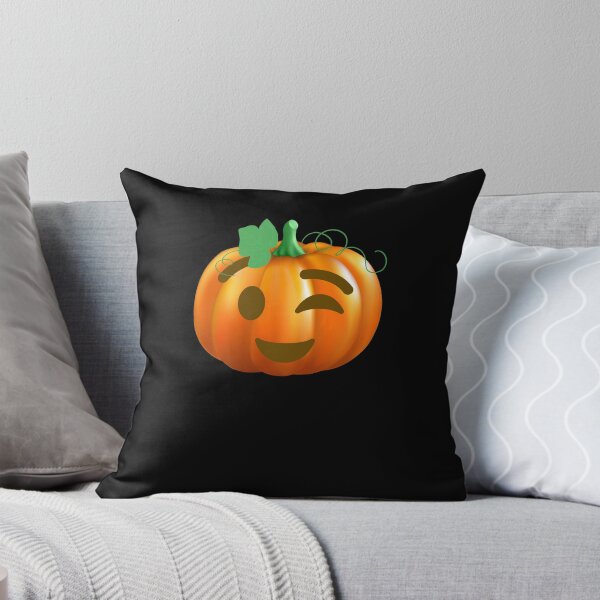 Item preview, Halloween Pumpkin Emoji Wink designed and sold by wilsonellis.