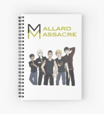 Mallard Massacre Band Merch Spiral Notebook