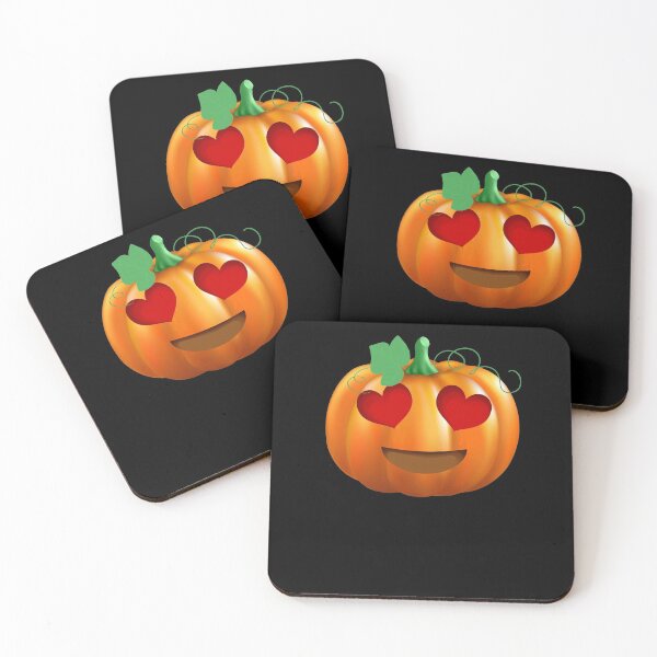 Item preview, Halloween Pumpkin Emoji Heart Eyes designed and sold by wilsonellis.