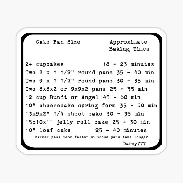 Half Sheet Size Chart Large Baking Sheet Size Cake Pan Size And
