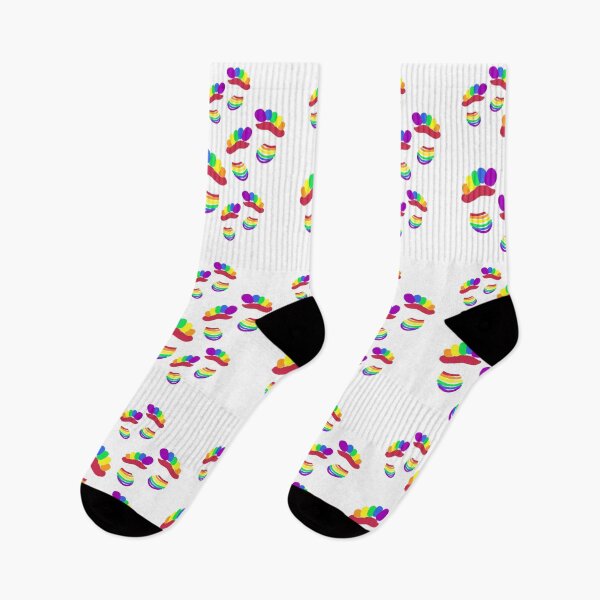 Item preview, Rainbow dancing feet - all colours designed and sold by Clare Colins.