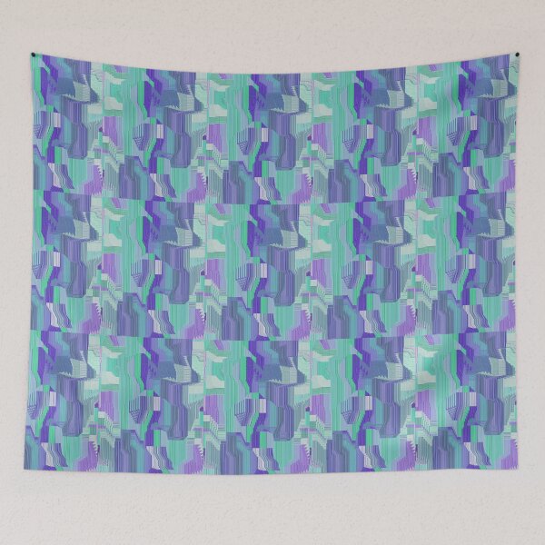 Item preview, Got You Covered In Purple And Mint Green designed and sold by Roanemermaid.
