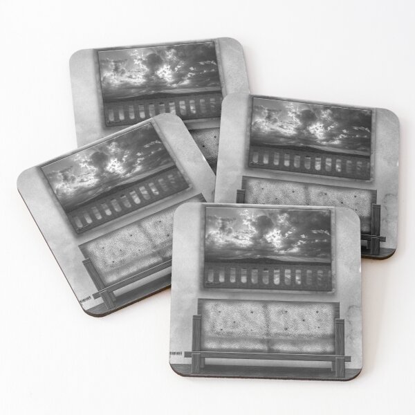 Item preview, ©DA Sunset On The Wall IA Monochromatic designed and sold by OmarHernandez.