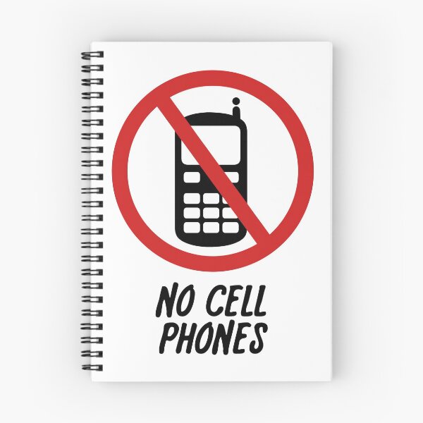 Item preview, Luke's "No Cell Phones" Sign designed and sold by friday-toons.