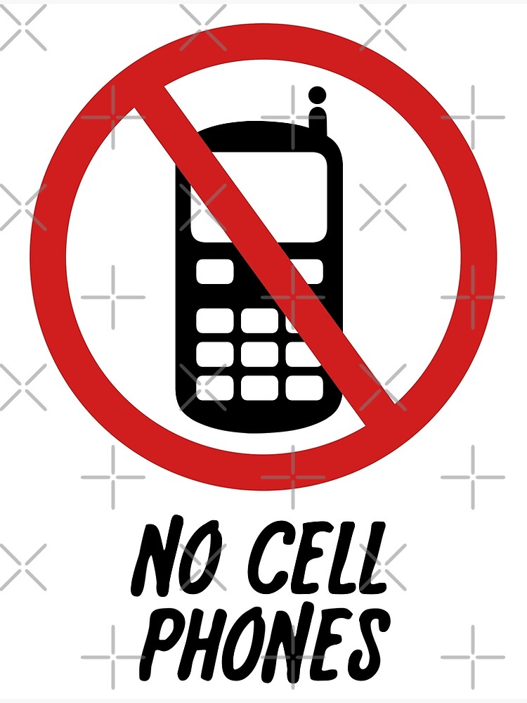 luke-s-no-cell-phones-sign-poster-for-sale-by-friday-toons-redbubble