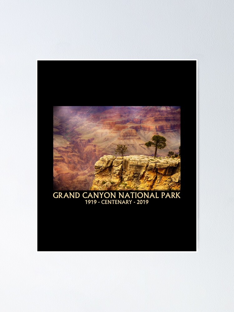 "Grand Canyon National Park 100th Anniversary" Poster by eyeronicts