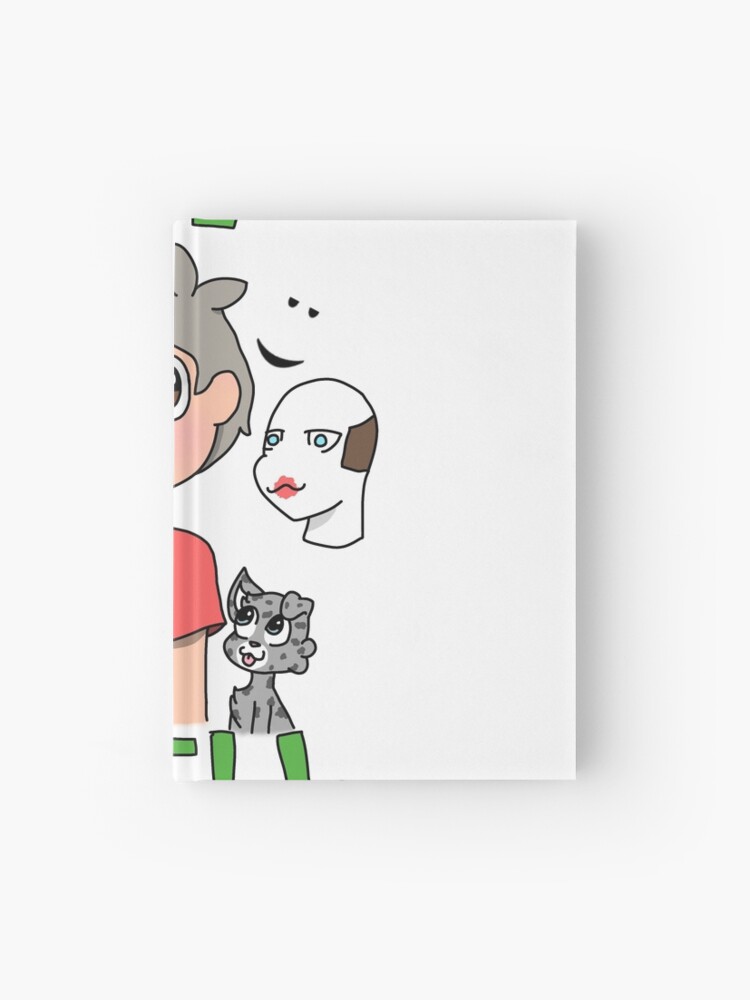 Flamingo Roblox Youtuber Hardcover Journal By Zippykiwi Redbubble - drawing roblox youtubers