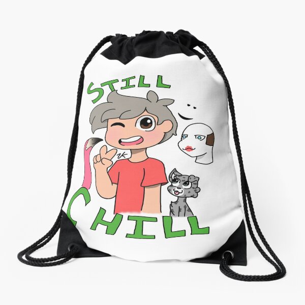 Flamingo Roblox Youtuber Resign Drawstring Bag By Zippykiwi Redbubble - cow in bag roblox