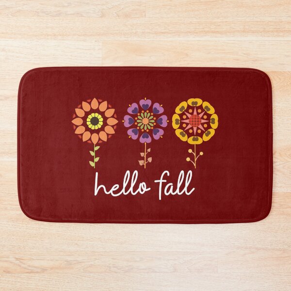 Item preview, Hello Fall, Pretty and Cute Autumn Flower Design  designed and sold by Kate Hyunsu Cho.