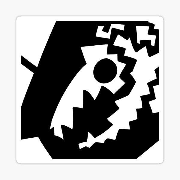 Snazzy fossil Sticker