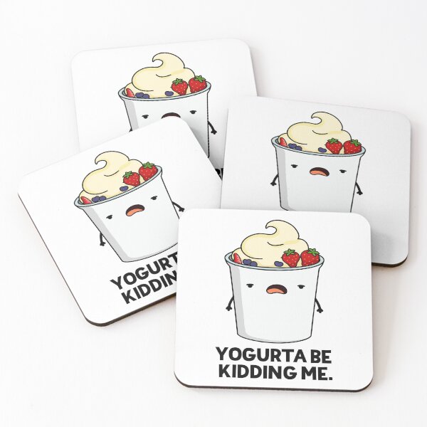 Item preview, Yogurta Be Kidding Me Funny Yogurt Puns  designed and sold by punnybone.