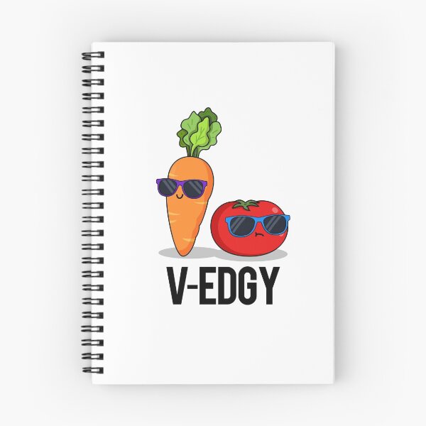 Item preview, V-Edgy Funny Veggie Puns  designed and sold by punnybone.