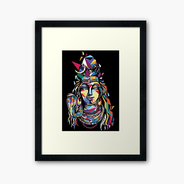 Shiva the God Framed Art Print