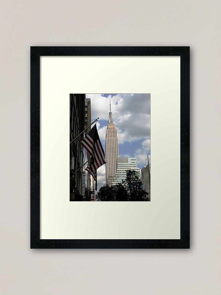 Alternate view of Empire State Building Framed Art Print