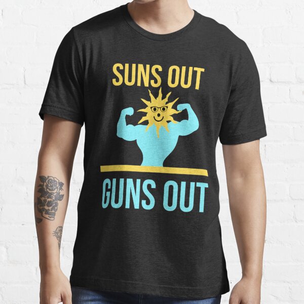 Suns out Guns Out! Summer gifts for men who love to workout Kids T-Shirt  for Sale by BRtisticDesigns