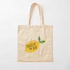 Squeeze the Day Cotton Tote Bag