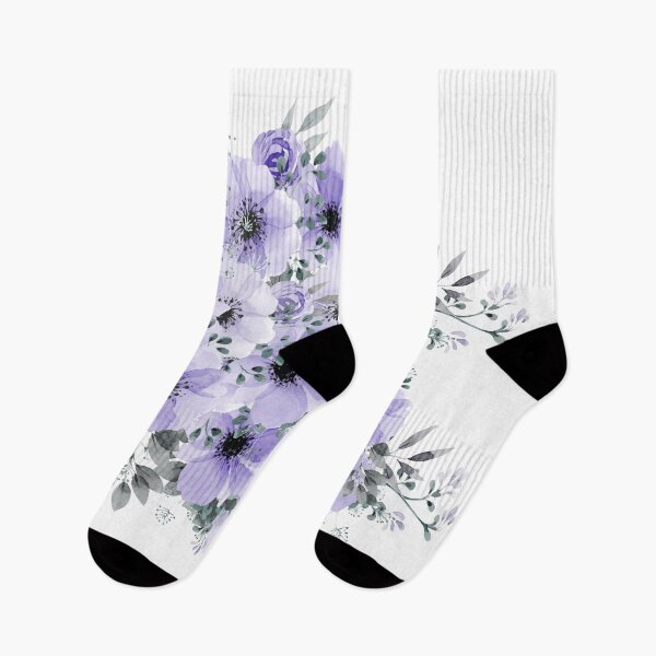 Item preview, Watercolor, Lilac Purple Floral Bouquet designed and sold by meggydesigns.