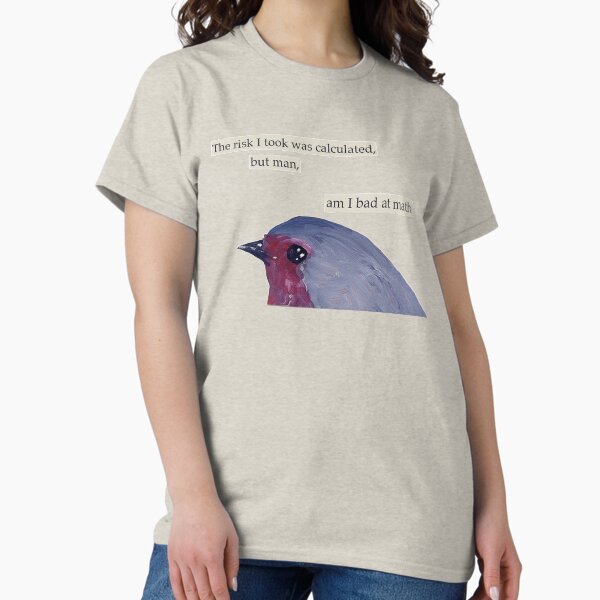 Item preview, Bad At Math bird designed and sold by MyrenArts.