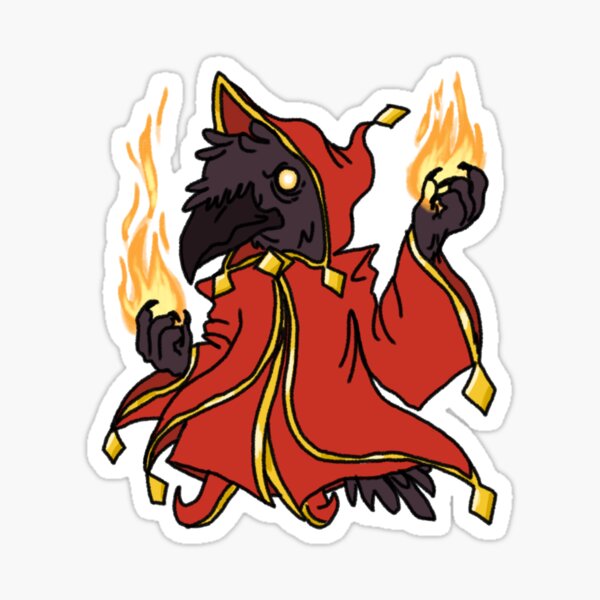 Kenku Sorcerer Sticker For Sale By Grapeglasses Redbubble