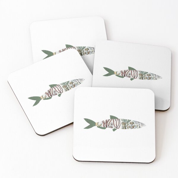 Item preview, Fish collage with vintage sealife illustration designed and sold by RARoberts.