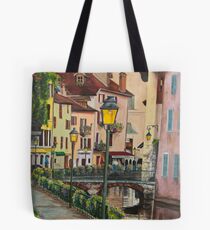 Side Streets In Annecy Tote Bag