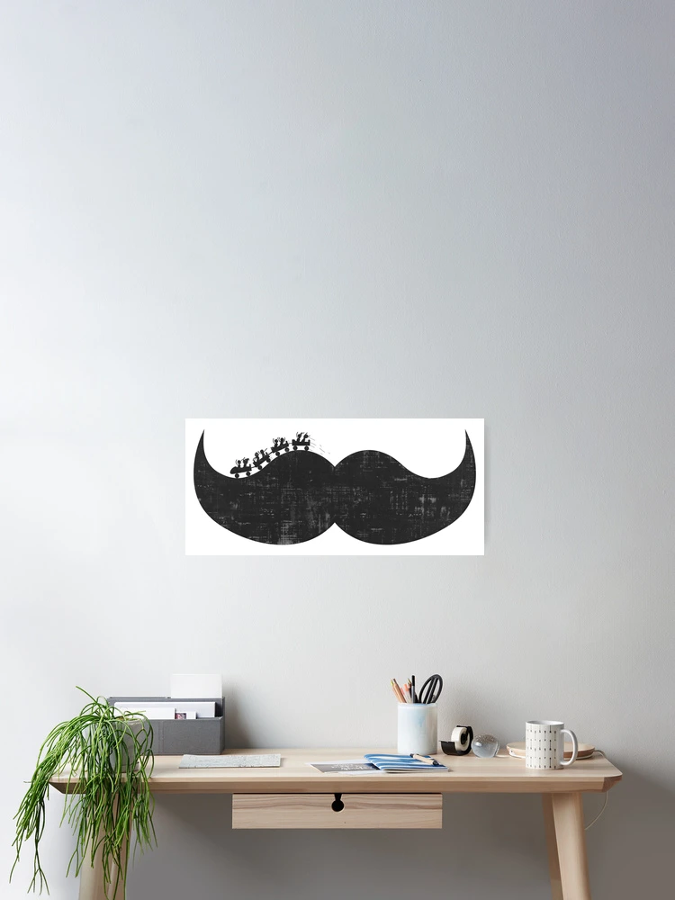Thumbnail 2 of 3, Poster, Mustache Rides designed and sold by SpitLake.