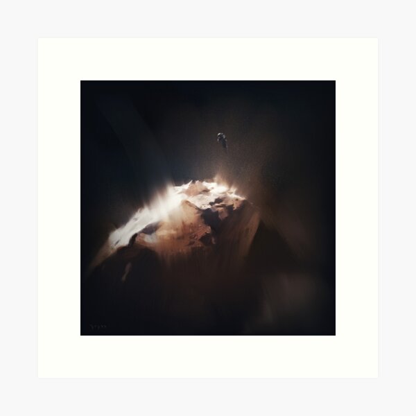 Above the Comet Art Print