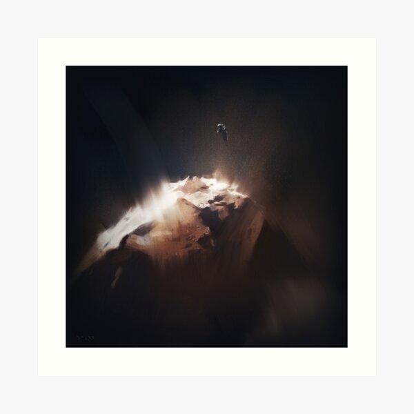 Above the Comet Art Print