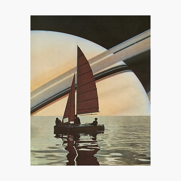 Sailing to Saturn Photographic Print
