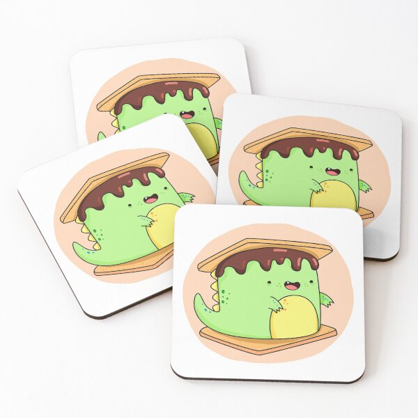 Item preview, Kawaii DInosaur S'more designed and sold by kawaiilife.