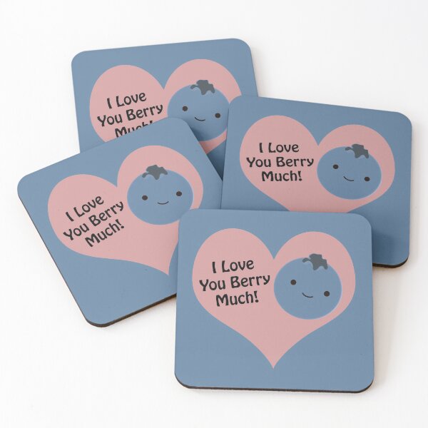 Item preview, I love you berry much blueberry designed and sold by Hedgie Designs.
