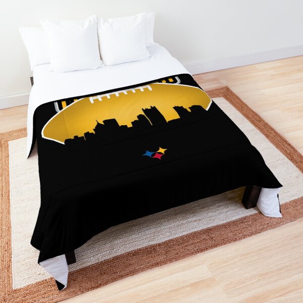 Pittsburgh Football Skyline Comforter